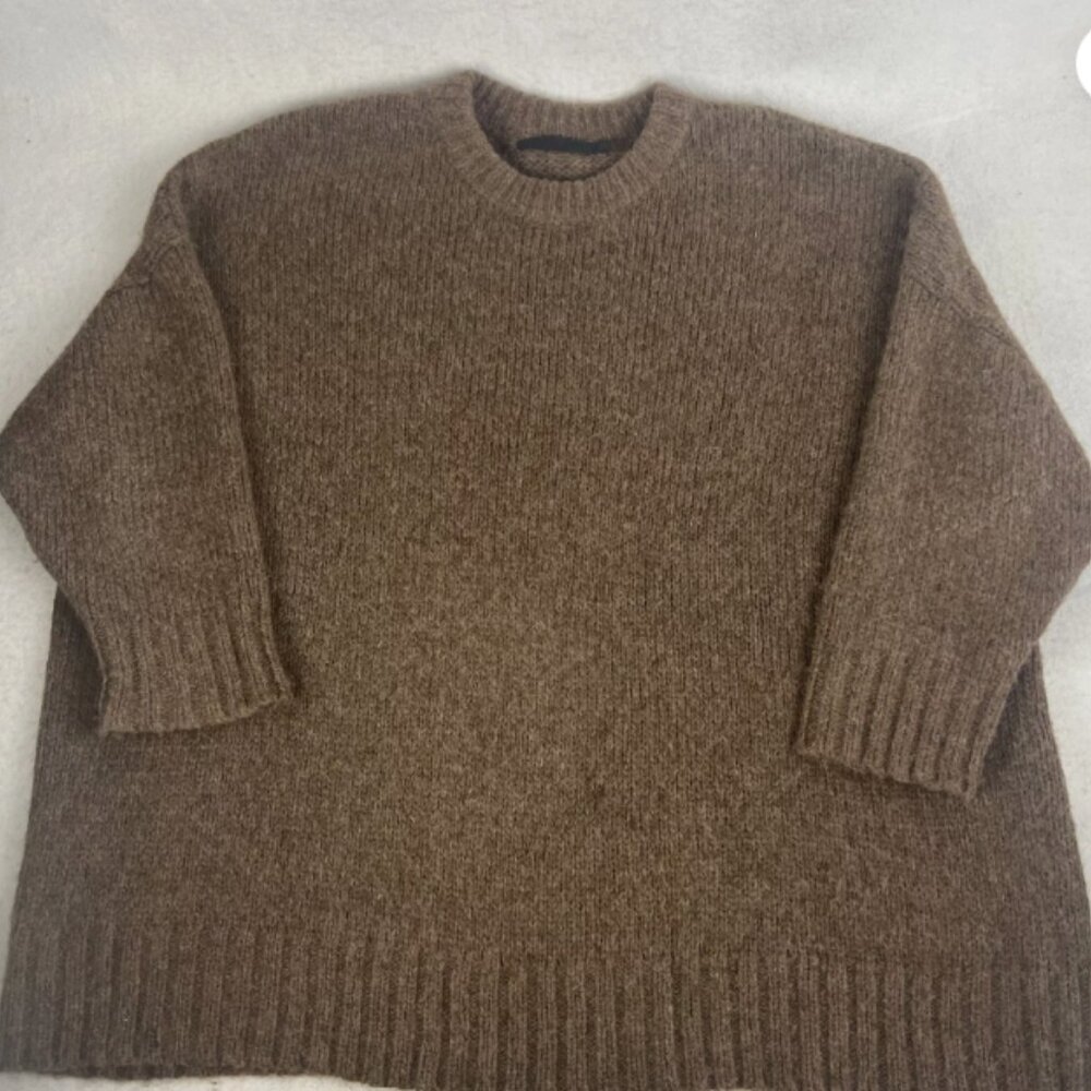 Jenni Kayne Alpaca Cocoon Crewneck Small